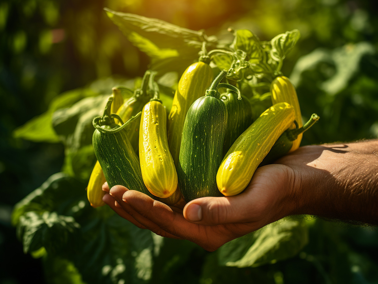 courgettes jaunissantes : causes et solutions efficaces pour votre potager - courgettes  potager