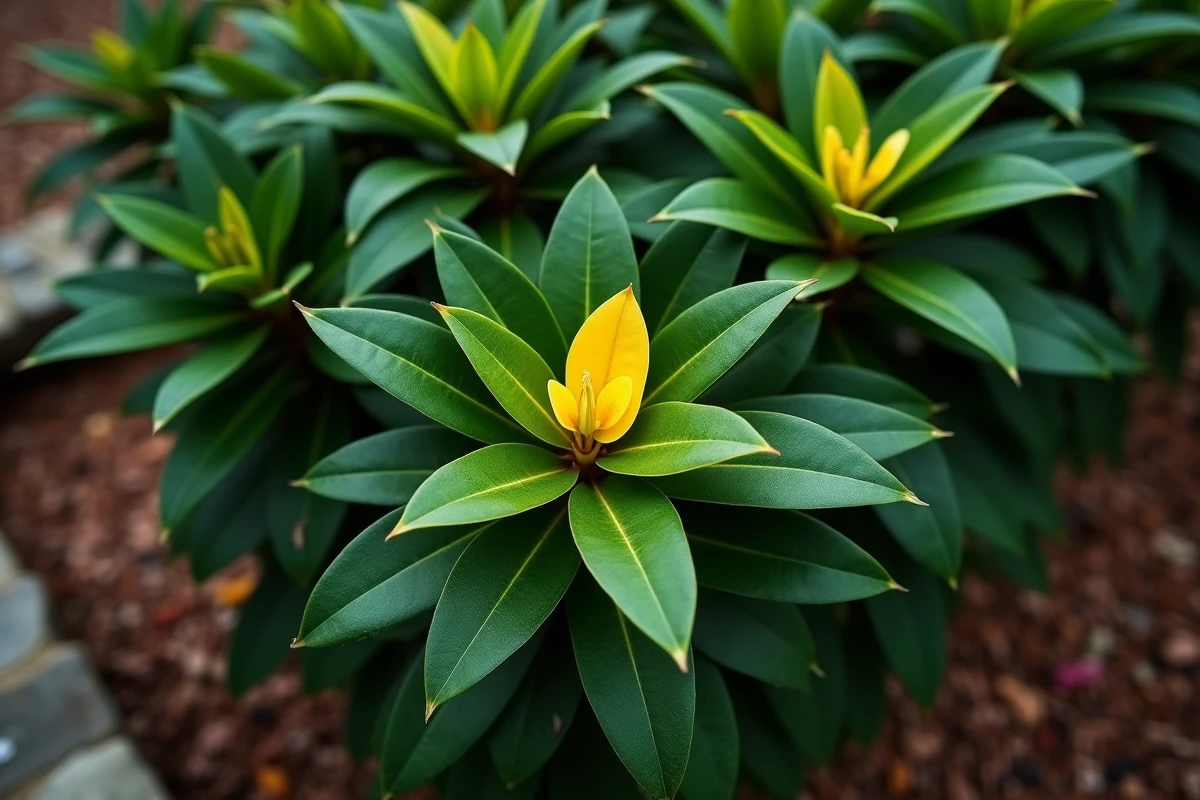 Gros plan sur feuilles d