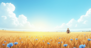 Culture bleue : origines, symboles et importance dans les champs